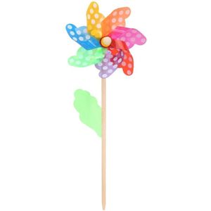 Hbb Kleurrijke Pinwheel Wind Wind Spinner Windmolen Huis Tuin Yard Decor Kinderen Speelgoed
