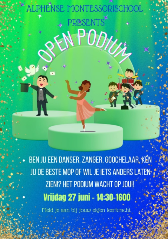 Open podium